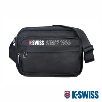 K-SWISS Shoulder Bag 運動斜肩包-黑