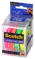 3M™ Scotch® 9mm×20m 可再貼螢光標示膠帶台 812
