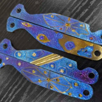 1 Set Hand Made Titanium Alloy Handle Scales for Leatherman TTI