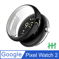 【HH】Google Pixel Watch 2 -黑色-全包覆防撞手錶殼系列(HPC-MDGPW2-SK)