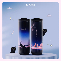 【Maru 丸山製研】保溫杯買一送一_鈦瓷316不銹鋼保溫杯720ml(直飲杯/飲料環保杯/輕量保溫瓶)
