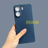 Soft Case Xiaomi Redmi 13C / Poco C65 Silikon Slim Matte Silikon Sandstone Biru Tua