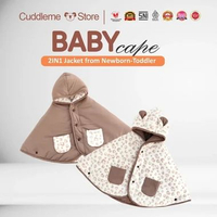 CuddleMe Baby Cape Jaket Cape Bayi Bolak-Balik Untuk Cuaca panas dan Dingin Ireland Tartan
