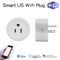 WIFI Smart Wifi Plug US Standard Wireless Outlet Remote Control Smart Home Appliances Work With Alexa Google Home Voice Timing