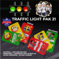 (Ready Stock) Traffic Light Card (Tebal) Kad Set Traffic Light Alat Bahan Bantu Mengajar / PAK 21 /
