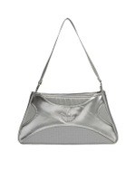 กระเป๋าคลัชยูนิเซ็กส์ แบบสะพาย รุ่น JX9194 สี Grey / Silver Met