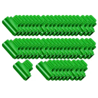 50Pcs Greenhouse Clips For Diameter 11mm(0.43in)/16mm (0.63in) Plant Greenhouse Frame Tube Netting Tunnel Hoop Clips