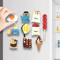Magnet Kulkas Makanan Kartun Magnet Kulkas Roti Magnet Kulkas Pesan