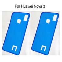 2 PCS Replacement For Huawei Nova 3 Back Glass cover Adhesive Sticker Stickers glue battery cover door housing For Huawei Nova 3