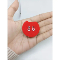 GIWANG PERAK 925 ASLI LAPIS EMAS/GIWANG MODEL GEMBOK MP COR/ASLI SIER/PERHIASAN GIWANG