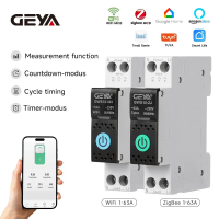 [LOD  TTDXS 540] GEYA WiFi/ZigBee MCB Smart Circuit Breaker Over Current Protection Power Meter Ener