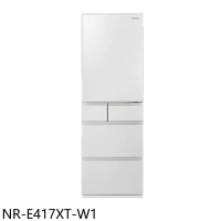 預購Panasonic國際牌【NR-E417XT-W1】406公升五門變頻冰箱晶鑽白