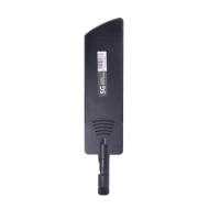 1PCS 5G Antenna 40Dbi Antenna 5G/3G/4G/GSM Full Band Glue Stick Omni Wireless Smart Meter Router Module Gain Black SMA Male