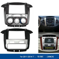 For 2011-2014 TOYOTA INNOVA (9INCH)Car Radio Fascias Android GPS MP5 Stereo Player 2 Din Head Unit Panel Dash Frame Installation