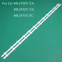 LED TV Illumination Part Replacement For LG 49LJ550Y-TA 49LJ552V-TA 49LJ553T-TC LED Bar Backlight Strip Line Ruler V1749L1 2862A
