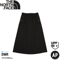 【The North Face 女 防風快乾長裙AP《黑》】8DGT/休閒裙/DWR防潑水