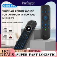 Newest G7V Backlit Voice Gyroscope Wireless Air Mouse with Russian English keyboard 2.4G Smart Voice Remote Control