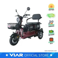 Viar Sepeda Listrik Roda 3 - VIAR ER1 N (New) [OTR JABODETABEK] Black Bekasi