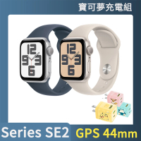 寶可夢充電組【Apple】Apple Watch SE2 2023 GPS 44mm(鋁金屬錶殼搭配運動型錶帶)