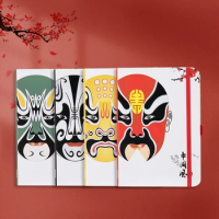 2022 Diary Chinese Peking Opera Weekly Planner Organizer B6 Size Agenda Notebook for School Stationery Officials Holiday Gifts