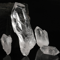 巴西產-白水晶晶簇擺件 天然雙尖連體晶礦標水晶原礦居家辦公