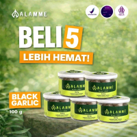 BELI 5 LEBIH HEMAT! - Bawang Hitam Tunggal Premium Quality Alamme 100 Gram 5 pcs black garlic Spices