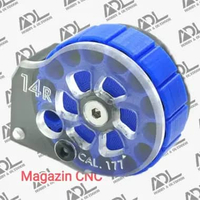 Magzain/Magazine Oreo 14r Otomatis Full CNC 4.5/177 Biru