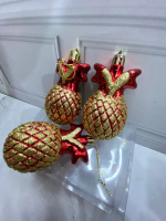 HIASAN NATAL NANAS 3 PCS PALING MURAH SE MAKASSAR