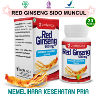 SIDOMUNCUL RED GINSENG 30 KAPSUL JAMU HERBAL AKAR GINGSENG MERAH KOREA MEMELIHARA KESEHATAN TUBUH SI