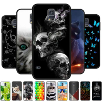 For Samsung S5 Case Cool Painted Soft Silicone Phone Back Cover For Samsung Galaxy S5 S 5 i9600 TPU Bumper on Galaxy S5 Neo Capa