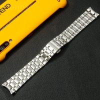 Solid Steel Belt Watchband for Tissot 1853 Duruer T099 Steel Belt Men's and Women's T099407a T099207a Watch Strap 21mm
