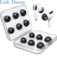 6 Pairs Tips Memory Foam Ear Tips Replacement Earbud for Apple Airpods Pro Airpods 3 Eartips with Box S M L