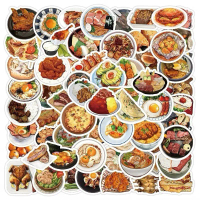 สติ๊กเกอร์ อาหารญี่ปุ่น  138ราเมน 100ชิ้น ซูชิ sushi แฮมเบอร์เกอร์ ซุป japan food อาหาร ตกแต่ง แต่ง 