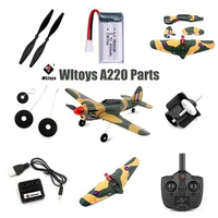 WLtoys XK A220 P40 RC Glider Spare Parts Remote Control Propeller Motor Main Board Steering Gear Fan Blade Frame