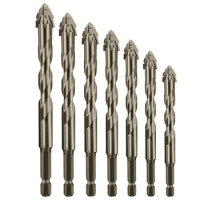 Four-Flute Sawtooth Eccentric Drill Bit, Four Edged Serrated Eccentric Drill, Four-Flute Sawtooth Ec