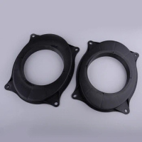 Car Front Door Speaker Stereo Adapter 6x9" to 6.5" Plate Converter Fit for Toyota Camry Black