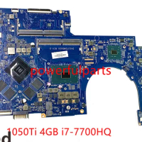 Working Good For HP PAVILION 17-AB 17-W Motherboard 915550-601 1050Ti 4GB i7-7700H DAG37DMBAD0 Mainboard Used Tested Ok