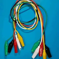 Jepit buaya Aligatot crocodile clip Warna Warni Set isi 5 Kabel Kecil