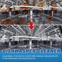 Washing Machine Cleaner Dishwasher Tablets Detergent Cleaner 12pcs Dishwasher Machine Cleaner Safe Dishwasher Descaler For