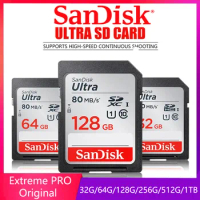 SanDisk Memory Card 32GB Class10 64GB 128GB 256GB SD Card 512GB SDHC/SDXC cartao de memoria carte sd tarjeta For HD video Camera