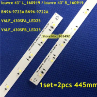 445mm Led Strip 25lamp Louvre 43 inch L/R_160919(-0.4/-1.1) BN96-9723A V6lf_430sfa_led25 V6lf_430sfb_led25 UE43K5100 UE43K5300