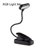 Study Desk Lamp Students Reading Flexible Adjustable Eye Protection Clip Table Lamps USB Charging/Battery Powered LED Lights