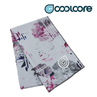 【COOLCORE】 CHILL SPORT 涼感運動巾 數位花卉白 WHITE DIGI FLORAL