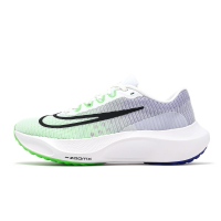 Nike 慢跑鞋 Zoom Fly 5 男鞋 藍 綠 輕量 回彈 運動鞋 DM8968-101