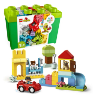 【LEGO 樂高】得寶系列 10914 豪華顆粒盒(學齡前 嬰兒玩具 DIY玩具 男孩玩具)
