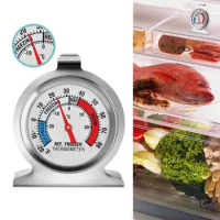 Refrigerator Thermometer Stainless Steel Fridge Freezer Thermometers Kitchen Fridge Temperature Sensor Kitchen Tools