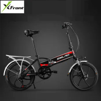 New Aluminum Alloy Frame 20 inch Wheel SHIMAN0 7 speed 8A 48V 350W Lithium Battery Electric folding 