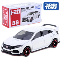大賀屋 多美小汽車 No.58 Honda Civic Type R 本田 多美 汽車 模型 玩具 L00011669