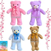 Boneka Teddy Bear Jumbo Beruang Jumbo Pita Teddy Bear BEAR BIRU MUDA JUMBO
