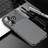 Soft Case for POCO F3 F4 F5 F6 5G Focus Carbon
